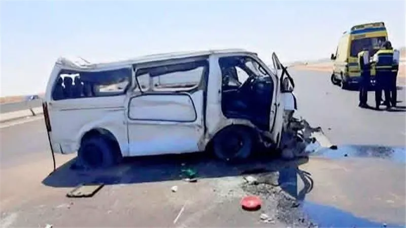 إصابة 5 في حادث تصادم ميكروباص وسيارة دبابة بالمنوفية