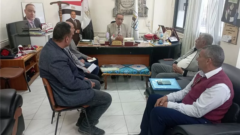 بنى سويف|بحث ملف فصول الخدمات واستعدادات مبكرة لامتحانات الشهادة الإعدادية 