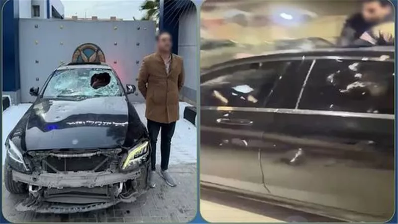 ضبط سائق لاتهامه بإحداث تلفيات بسيارة وترهيب المواطنين  بأعيرة نارية بالجيزة