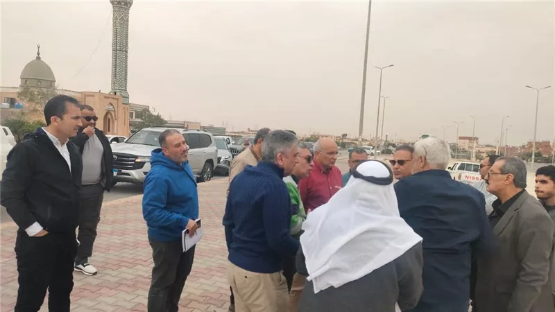 نواب شمال سيناء بجولة ميدانية مع لجنة النقل لتفقد طريق القنطرة العريش