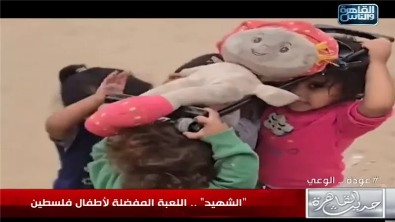 الإنسان بن بيئته.. «الشهيد» اللعبة المفضلة بين الأطفال الفلسطينيين (فيديو)