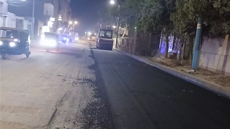 17 مليون جنيه لرصف شارع بورسعيد بديروط ضمن خطة تطوير الطرق بأسيوط
