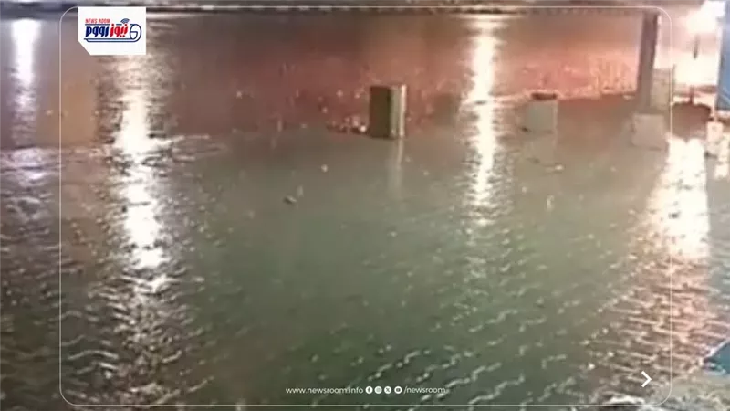 أمطار غزيرة تتساقط على محافظة الفيوم وانقطاع الكهرباء بالعديد من القرى 