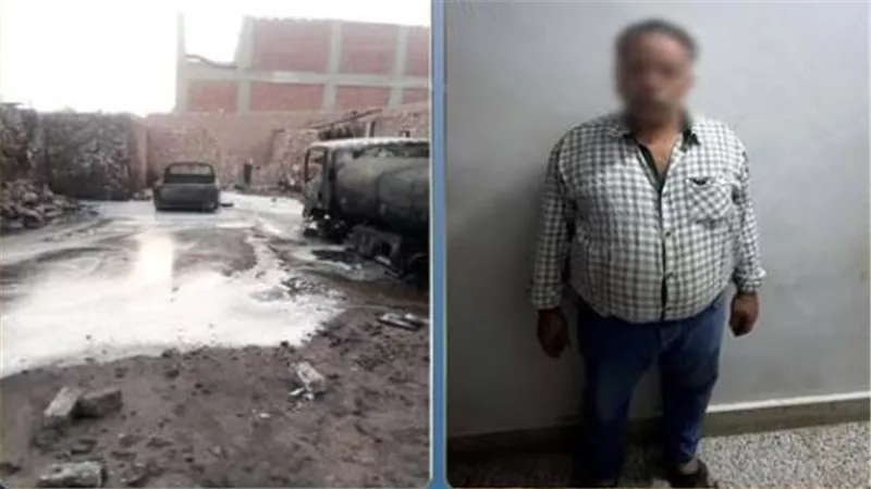 نيران ماس كهربائي تفضح تجار الوقود.. ضبط 10 طن مواد بترولية قبل بيعها بالسوداء