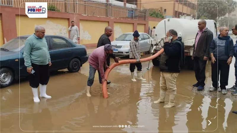 انتشار واسع للمعدات وفرق الطوارئ لمواجهة أمطار المنيا وتقلبات الطقس