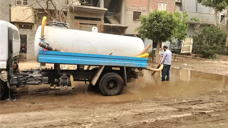 بنى سويف|جهود مكثفة للوحدات المحلية للتعامل مع تداعيات الأمطار