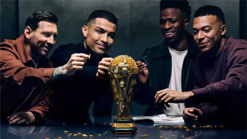 ميسي ورونالدو ومبابي يتصدرون مجموعة ليجو الخاصة بكأس العالم لكرة القدم 2026