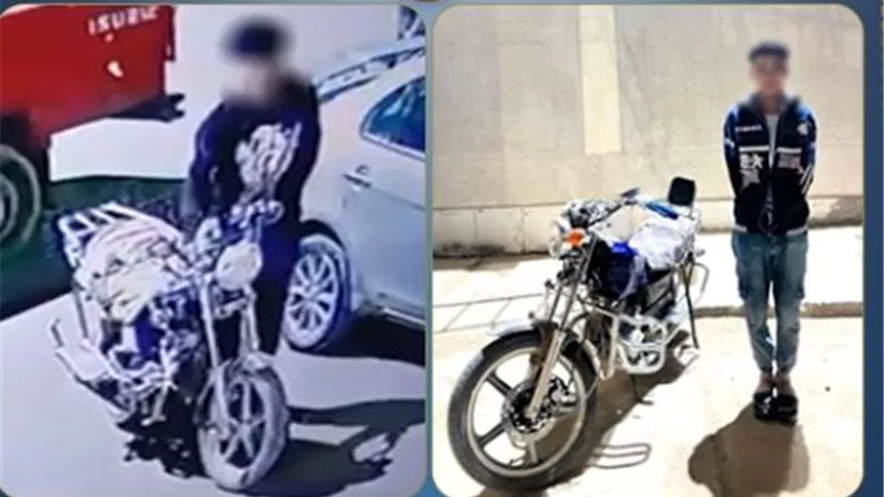 القبض على عنصر جنائي لاتهامه بسرقة دراجة نارية من أمام كافيه بسوهاج