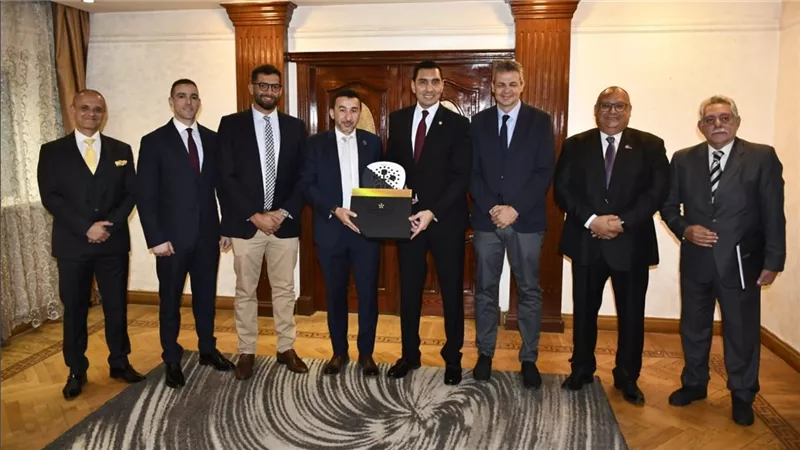 وزير الشباب والرياضة يستقبل اتحاد البادل استعدادًا لبطولة نيو جيزة الدولية