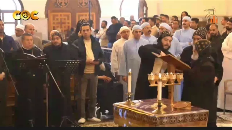 البابا تواضروس الثاني يترأس صلاة القنديل العام بدير الأنبا بيشوي