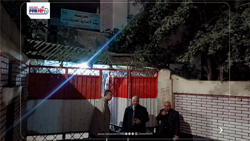 جولات ليلية لمدير تعليم الفيوم بمدارس سنورس لضبط استهلاك الكهرباء 