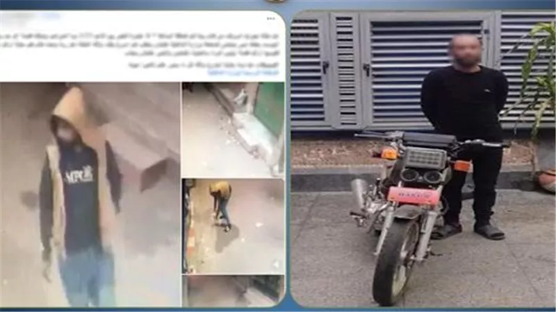 القبض على عنصر جنائى لاتهامه بسرقة دراجة نارية من أمام المنزل بالغربية