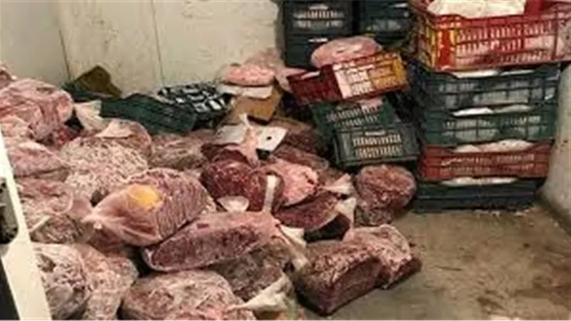 ضبط طن من اللحوم البلدية المذبوحة داخل سلخانة غير مرخصة بالقليوبية 