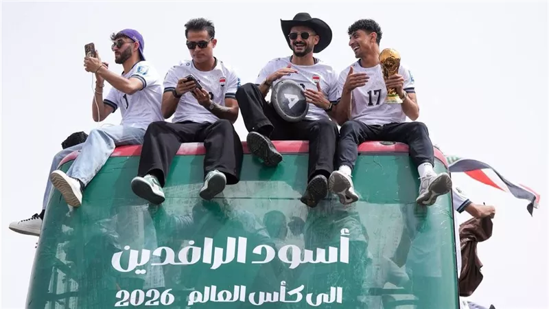 استقبال تاريخي لمنتخب العراق في بغداد بعد تأهله إلى كأس العالم