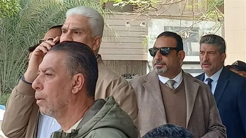 تشييع جنازة والدة النائب طارق سعيد حسانين رئيس مجلس إدارة نادي الترسانة|صور