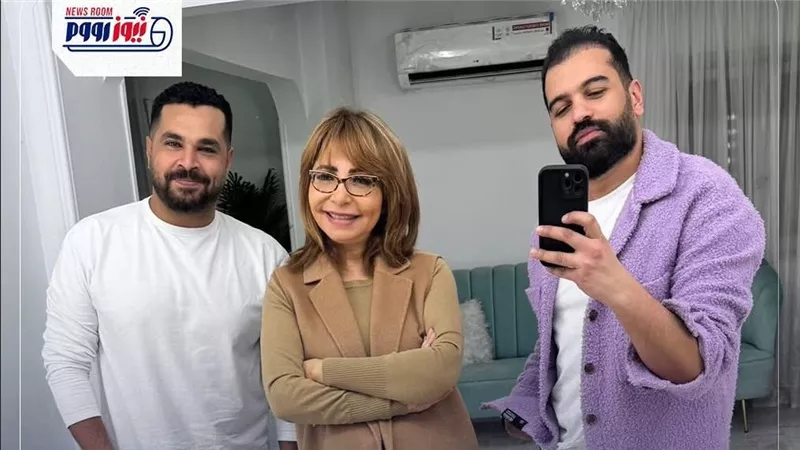 إسلام وإبراهيم حشاد يكشفان لـ نيوز رووم تفاصيل فستان الانتقام لـ لميس الحديدي