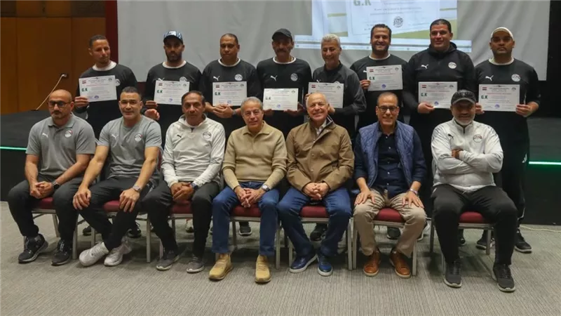ختام فعاليات الدورة التدريبية المتطورة لمدربي حراس المرمى باتحاد الكرة