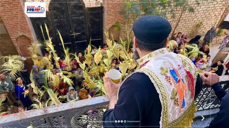 بهجة الشعانين تملأ كنائس المنيا.. زعف النخيل يرسم ملامح الفرح والاحتفال