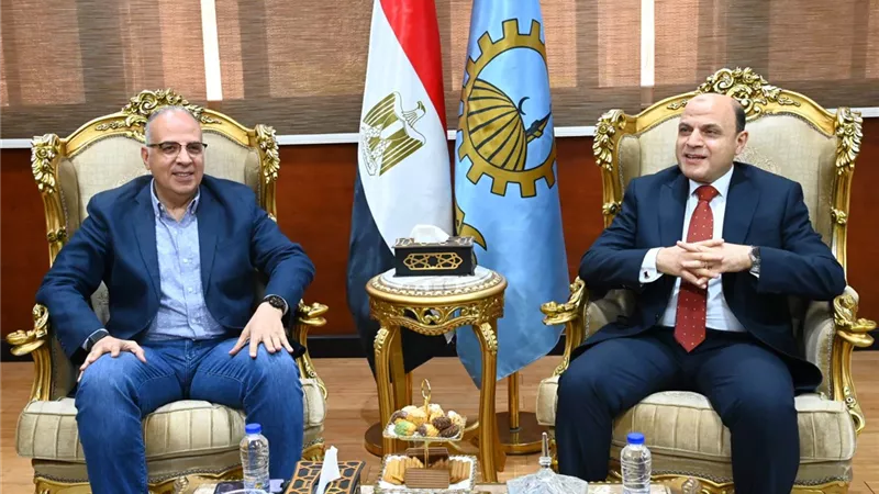 محافظ الغربية يستقبل وزير الموارد المائية والري في مستهل زيارته للمحافظة