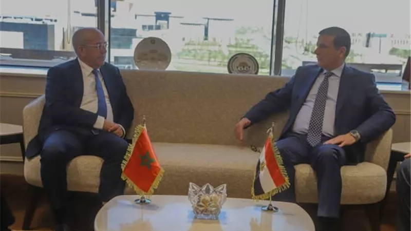 وزير الزراعة يستقبل نظيره المغربي لبحث الشراكة في مجال التصنيع الزراعي
