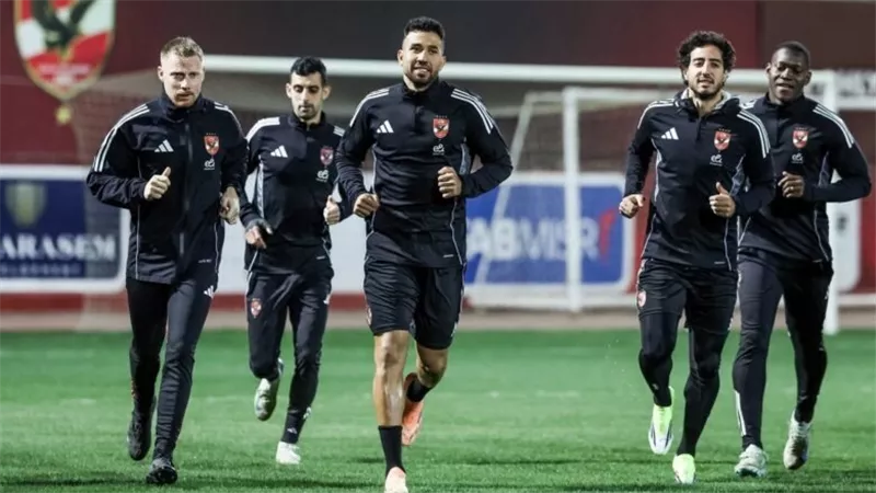 الأهلي يختتم تدريباته اليوم استعدادًا لمواجهة سيراميكا كليوباترا