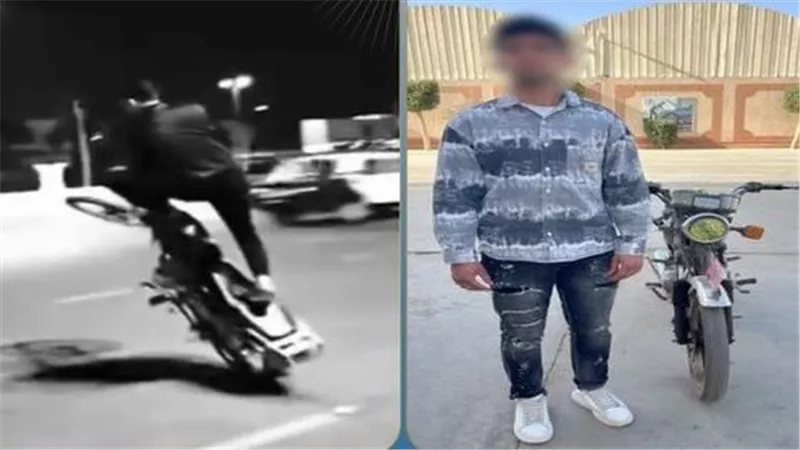 لزيادة المشاهدات.. ضبط قائد دراجة نارية أدي حركات استعراضية خطرة في الغربية