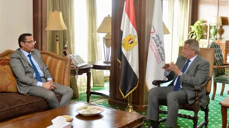 رئيس الأعلى للإعلام يستقبل نقيب الصحفيين لبحث سبل التعاون