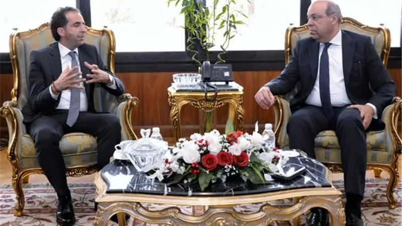 وزير الطيران يبحث مع 