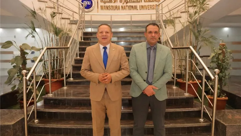 رئيس جامعة دمياط يهنئ نظيره بالمنصورة الأهلية ويؤكد تعزيز التعاون المشترك
