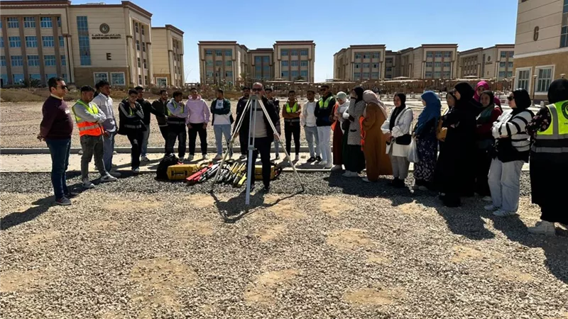 بنى سويف الأهلية تنفذ تدريبات عملية حول GPS و GIS ببرنامج المساحة