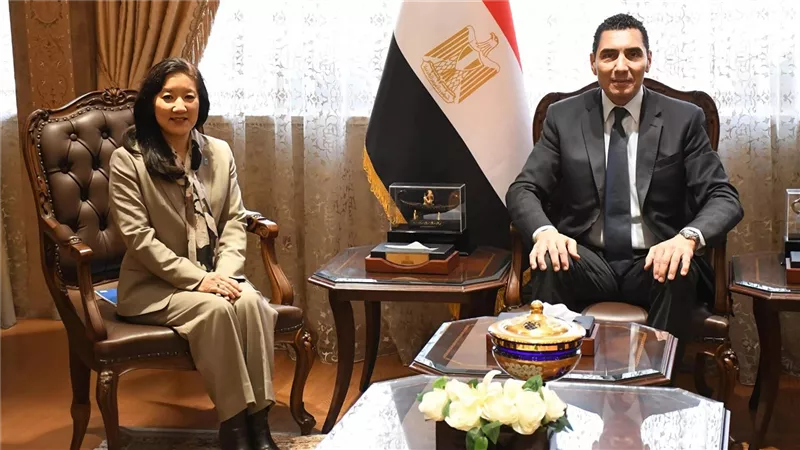 وزير الشباب والرياضة يبحث مع ممثل الأمم المتحدة الإنمائي سبل تعزيز التعاون