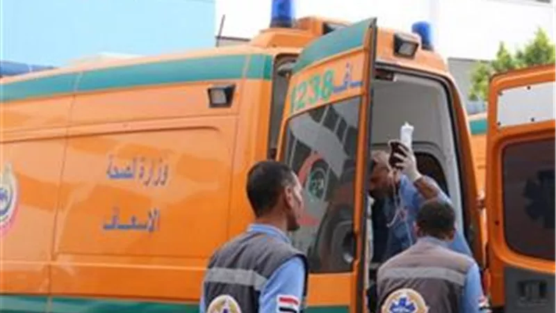 نتيجة السرعة الزائدة.. مصرع وإصابة 5 أشخاص في حادث انقلاب تروسيكل بالمنيا