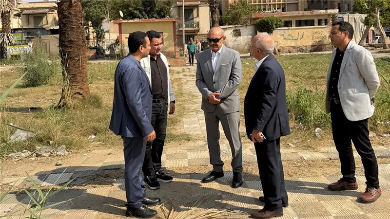 محافظ السويس يتفقد حديقة عبد الخالق ثروت ويوجه بسرعة تطويرها لخدمة المواطنين