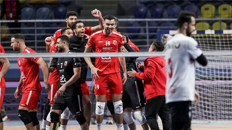 «رجال طائرة الأهلي» يواجه الجزيرة في نصف نهائي كأس مصر اليوم