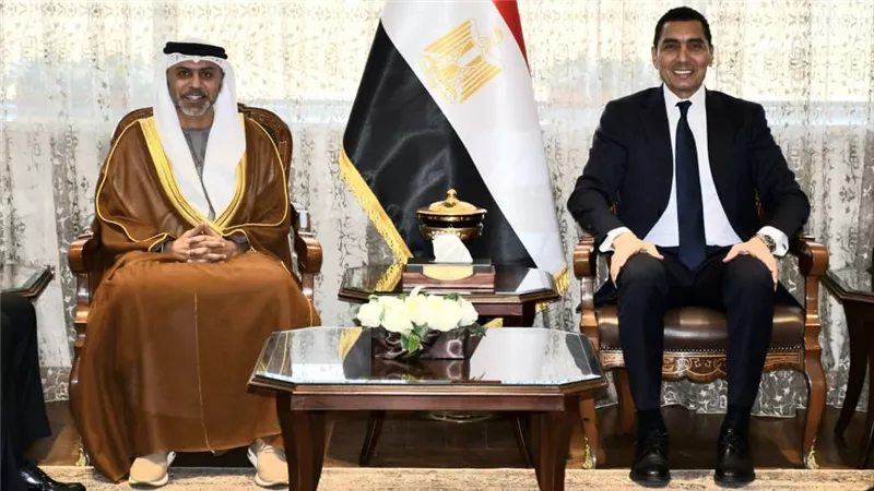 وزير الرياضة يستقبل سفير دولة الإمارات للتعاون في المجالين الشبابي والرياضي