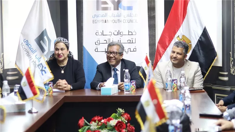بدء دبلوماسية المجتمع المدني بمجلس الشباب المصري بحضور سفير إندونيسيا بالقاهرة