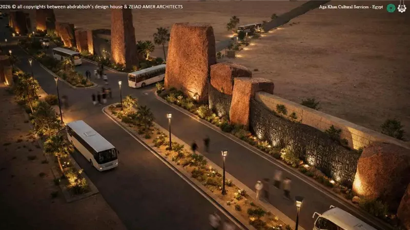 محافظ أسوان يعلن انطلاق تنفيذ مشروع تطوير مداخل معبد فيلة