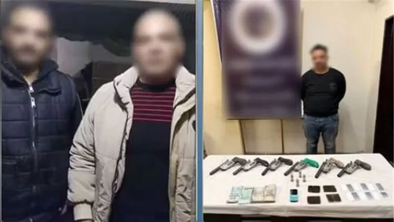 القبض على عنصر جنائي بحوزته مخدرات وأسلحة نارية في الشرقية 