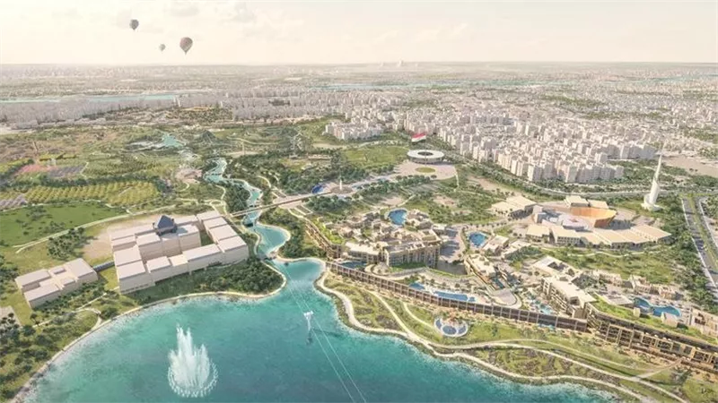 رئيس صندوق إدارة التنمية الحضرية يتفقد مشروع حدائق الفسطاط  