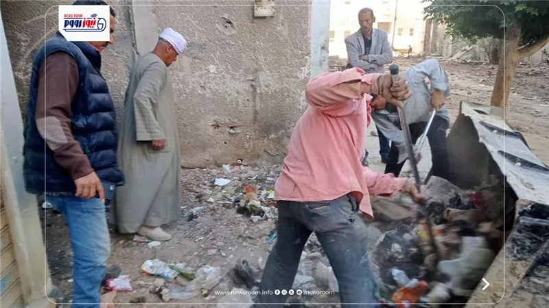 حملات للنظافة ورفع الإشغالات وتحسين المظهر الحضاري بالفيوم وإطسا ويوسف الصديق 