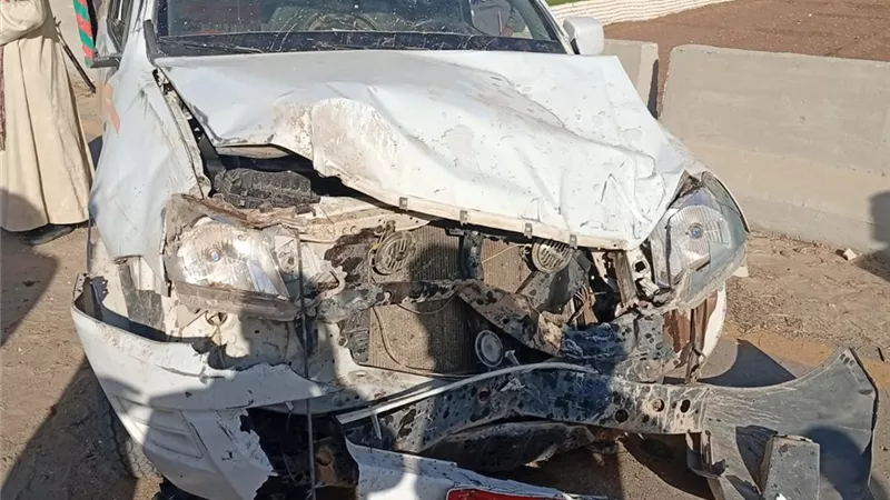 إصابة 19 عامل إثر إنقلاب سيارة ربع نقل بطريق منفلوط