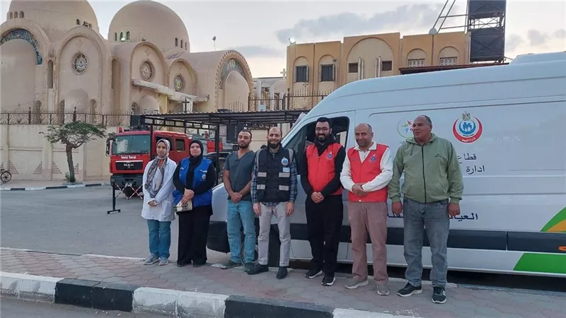 «100 مليون صحة» تشارك في التأمين الطبي لاحتفالات عيد القيامة بالإسماعيلية
