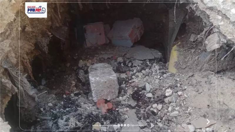 هبوط أرضي محدود بقرية دفنو في الفيوم واستنفار أمني وتنفيذي بالموقع