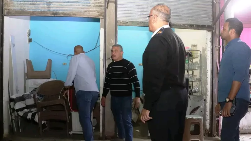 حملات مكبرة في شرق أسوان ورفع 283 إشغالًا وغلق 19 محلًا مخالفًا
