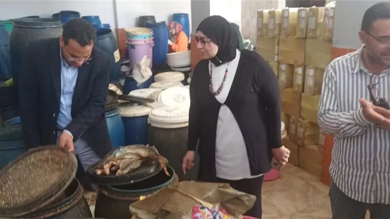 ضبط 466 كيلو أسماك فاسدة خلال حملات تموينية مكثفة بالسويس