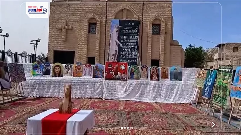 اختتام فعاليات ملتقى جبل الطير الدولي للفنون بمحافظة المنيا