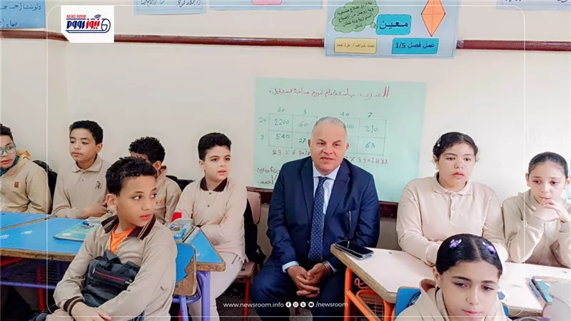 متابعة ميدانية للانضباط المدرسي بمدارس شرق الفيوم     