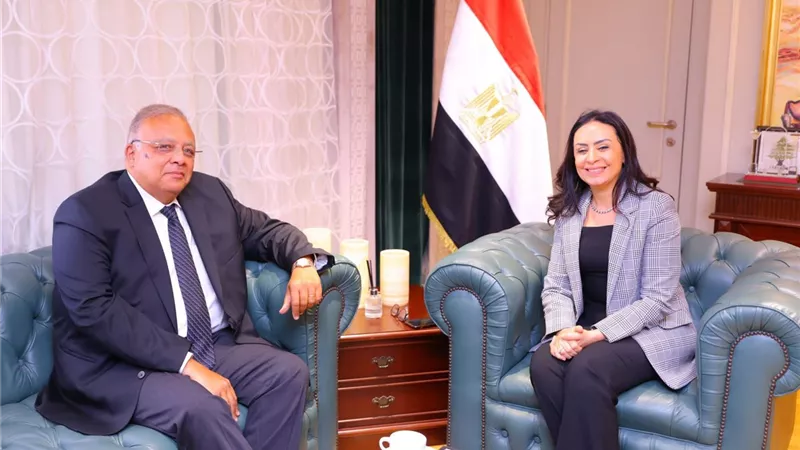وزيرة التضامن تبحث مع حقوق الإنسان تعزيز الحماية الاجتماعية
