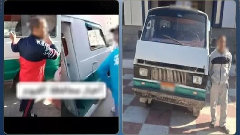 طمعاً في أجرة زيادة.. ضبط سائق ميكروباص بالفيوم لاتهامه بتقطيع خط السير