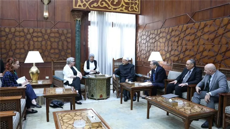 شيخ الأزهر لسفيرة فنلندا: العالم يعاني غياب القيم والحروب تفتك بالفقراء